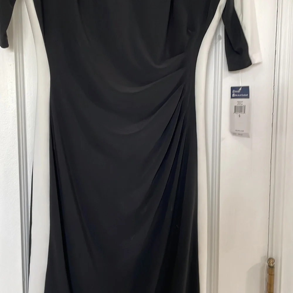 NWT CHAPS black and white dress small cocktail dress